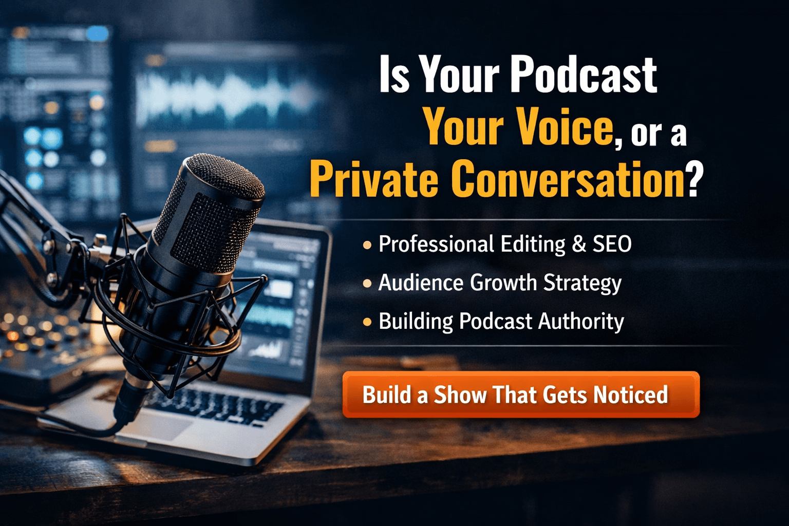 Is Your Podcast Your Voice, or a Private Conversation?